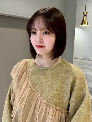 ミディアム 松田 望愛/透明感カラーのヘアスタイル