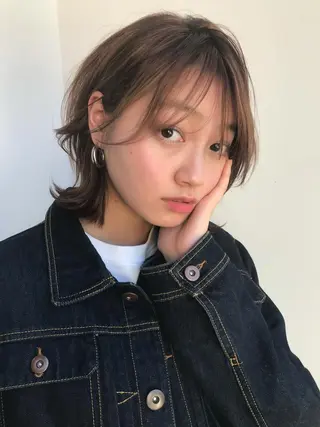 ミディアム イメチェンカット✂️ 錦糸町佐藤店長のヘアスタイル