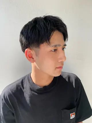 ショート メンズ SARA古賀店 かすみ🐬🩵のヘアスタイル