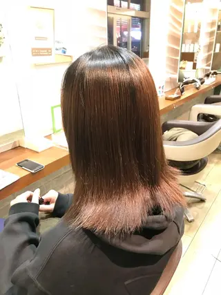 ミディアム 川村 綾のヘアスタイル