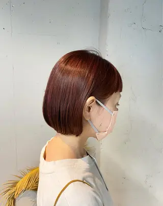 ショート カラー 艶髪/髪質改善/ MONSO山本のヘアスタイル