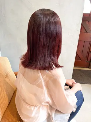 ミディアム Musee plume所属・荻野七菜子 ボブのヘアスタイル