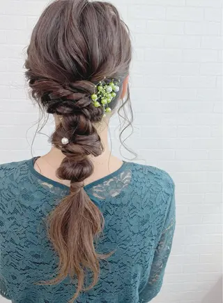 ロング ヘアアレンジ GRANLUSSO 〜グランルッソ駅前店所属・木口 嘉美のヘアスタイル