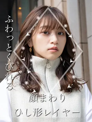 セミロング 【1日2名様限定】 AFLOAT白川雄副のヘアスタイル