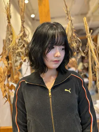 ミディアム カラー ENIF ヤマグチアツコのヘアスタイル