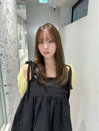 セミロング カラー LUMO所属・矢野 晃平のヘアスタイル