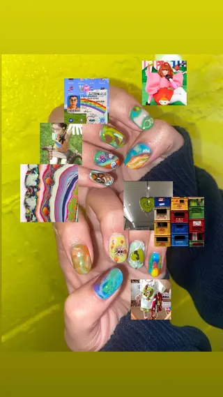 ネイル .unff所属・hana (..)個 性派/メンズネイル◎のネイルデザイン