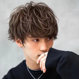 ミディアム カラー 渋谷/メンズ特化/ 女子ウケ/FUKAのヘアスタイル