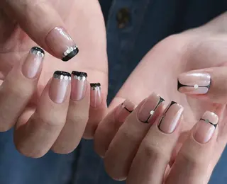 ネイル By moonネイル 🌷ワンホン/韓国風のネイルデザイン