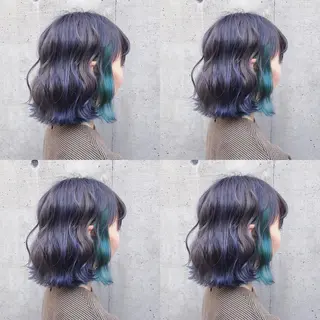 ミディアム カラー ヘアアレンジ ブリーチ/ヘアケア 🪞TAKUMA🪞のヘアスタイル