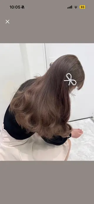 ロング ミルクティーベージュ 🤍Yumeのヘアスタイル