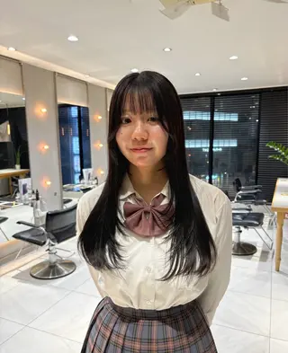 ロング カラー ヘアアレンジ 艶髪/レイヤーカット 🐣misakiのヘアスタイル