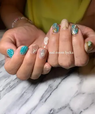 ネイル ﾈｲﾙﾙｰﾑﾘｯｶ 𝐦𝐚𝐲𝐮のネイルデザイン