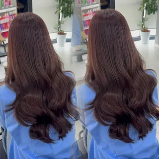 ロング カラー 赤み無し柔らかカラー 【梅田】madokaのヘアスタイル