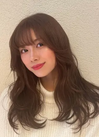 ロング 【日韓風、レイヤー】 🤍ひらい　なつきのヘアスタイル