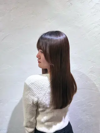 ロング 髪質改善&艶髪　miroa （ミロア）所属・天神/髪質改善カラー miroa/miyuのヘアスタイル