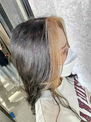 ミディアム カラー Kobayashi ハイライト/ショートのヘアスタイル