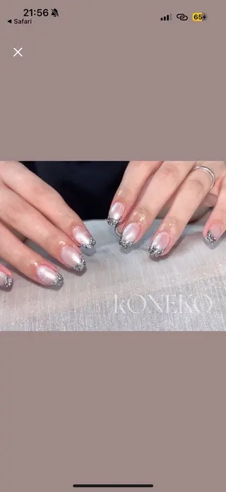 ネイル コネコネイルサロン モデル用のネイルデザイン