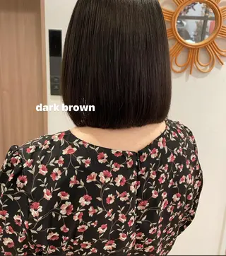 ミディアム モテ髪‎🫧赤み消し カラー表参道きょうこのヘアスタイル