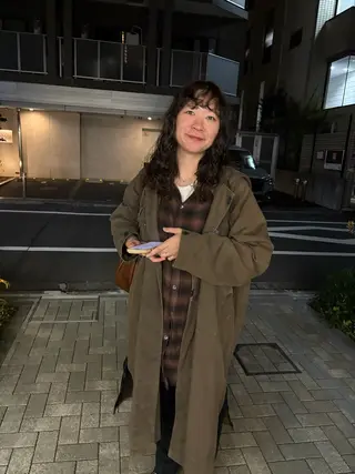 セミロング カラー パーマ NOUN所属・eri kinjoのヘアスタイル