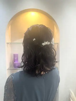 セミロング ヘアアレンジ 【大宮】 natsumi🌷のヘアスタイル