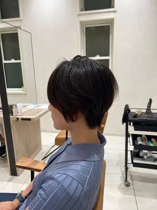 ショート レディースショート/ メンズパーマ/足立のヘアスタイル