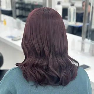 ロング カラー mina/暖色カラー 🥀韓国風カット🥀のヘアスタイル