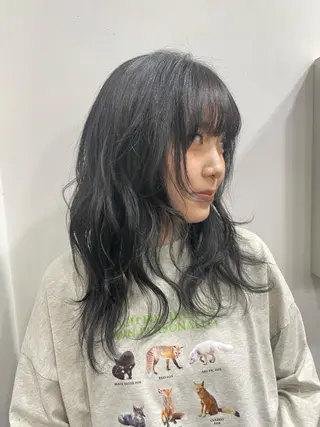 カラー noa / 郡山ボブ /透明感カラー🤍のヘアスタイル