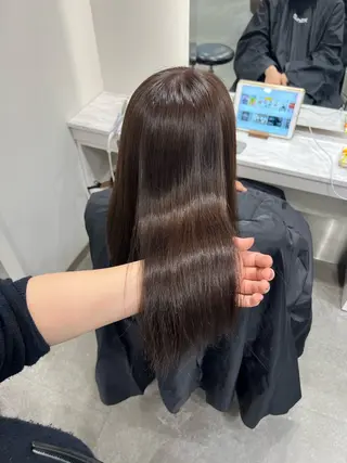 セミロング 艶カラー/パーマ /ヒナのヘアスタイル