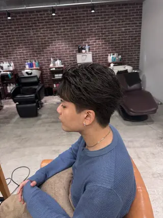 ショート 山野愛子美容室　銀座店所属・tomoメンズ特化 /パーマ/カットのヘアスタイル