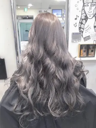 ミディアム セミロング カラー エクステリピート率 No.1 菊池　悠介のヘアスタイル