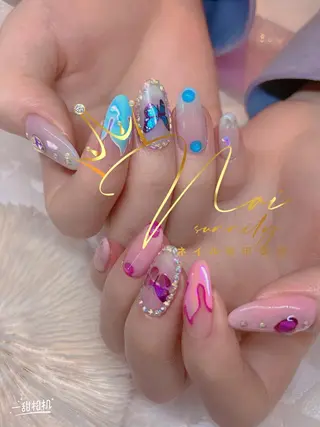 ネイル 長さだし専門店 M2　rikaのネイルデザイン