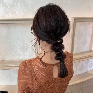 ヘアアレンジ 🍪ﾖｼｲﾊﾙﾈ🍪 ﾗﾍﾞﾝﾀﾞｰｶﾗｰのヘアスタイル