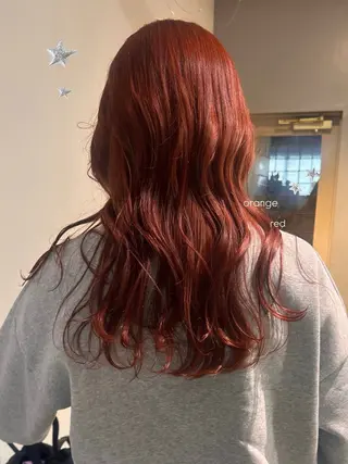 ロング カラー 暖色カラー/レイヤー 🌙 オノユリカのヘアスタイル