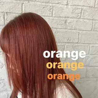 ロング カラー オリーブ/アッシュ やわらか透明感カラーのヘアスタイル