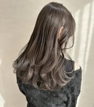 ロング カラー 🩵梅田/艶カラー 花音のヘアスタイル