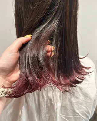 ミディアム YU-KA ✂︎ROSSOのヘアスタイル