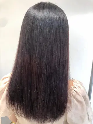 ロング 縮毛矯正、髪質改善／ 松田 龍之介のヘアスタイル