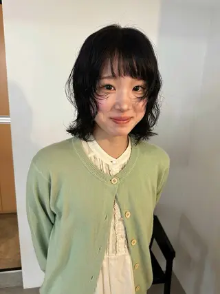 ミディアム パーマ lelu所属・lelu / 佐々木のヘアスタイル