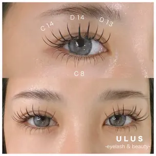 マツエク・マツパ ULUS mamiのマツエク・マツパデザイン