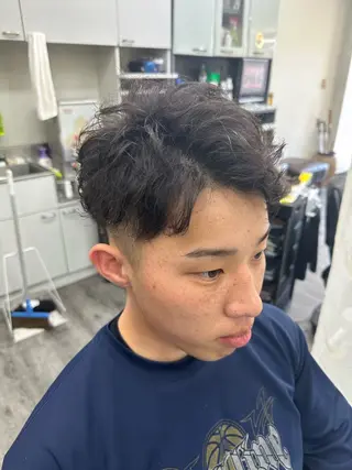 パーマ メンズ WEST✂︎前田 明宏✂︎大和高田のヘアスタイル