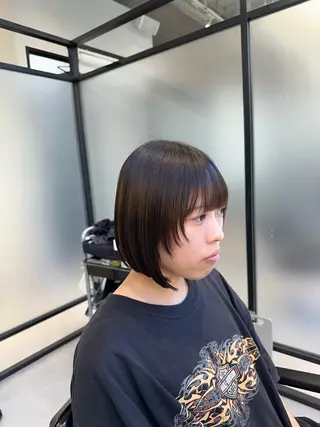 ショート SALOWIN心斎橋Suite店所属・洗っても取れない 髪質改善|OJIROのヘアスタイル