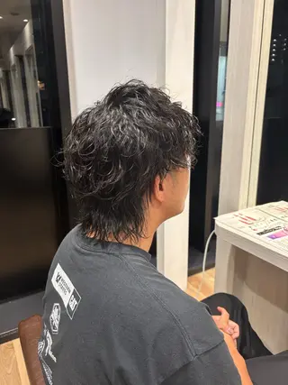 パーマ メンズ STYLE エキシティ店所属・【似合わせパーマ】 STYLE 杉原　魁のヘアスタイル