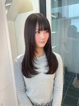 ロング Parve Mix /頓宮 稚愛🤍のヘアスタイル
