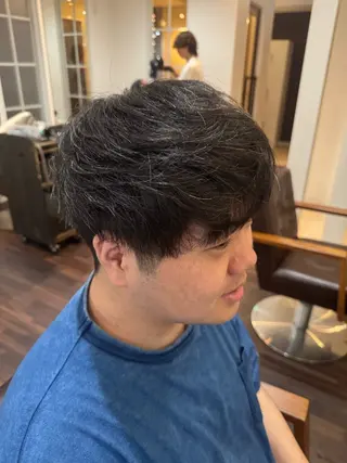 ショート メンズ 日比 海夏太のヘアスタイル