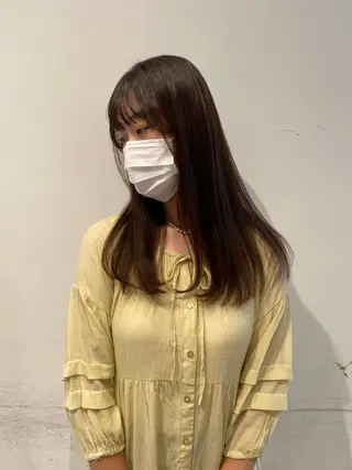 ロング カラー 透明感カラー🫧 nanohaのヘアスタイル