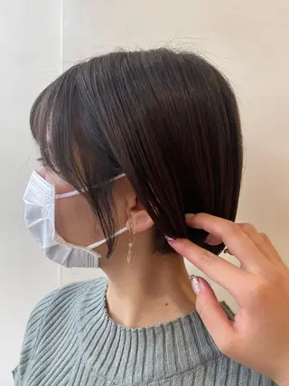 ショート カラー 藤原 侑香のヘアスタイル
