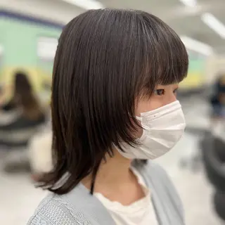 セミロング 韓国レイヤーカット /REIのヘアスタイル