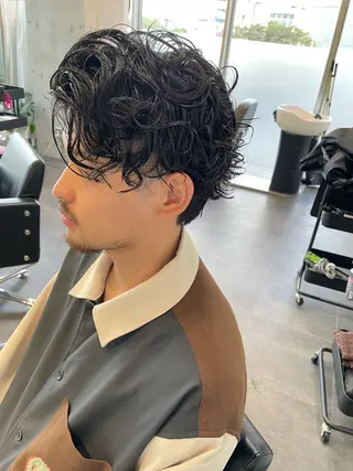 メンズ YinYang所属・川﨑 章弘のヘアスタイル