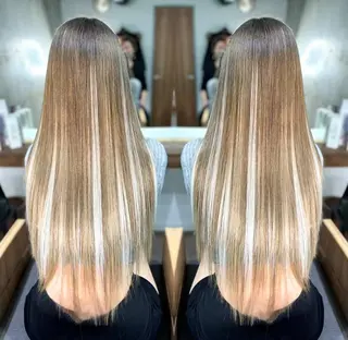 ロング ヘアアレンジ メンズ カラー 韓国ヘアならお任せ♡ 馴染ませ達人👸yuのヘアスタイル